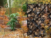 Projektbeschreibung: Feuerholzregal